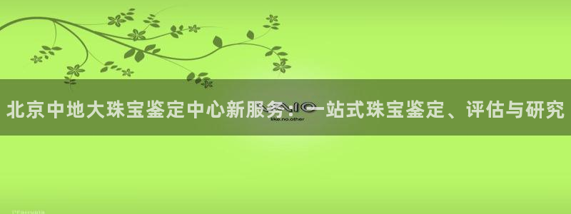 新宝5公司：北京中地大珠宝鉴定中心新服务：一站式珠宝鉴定、评估与研究