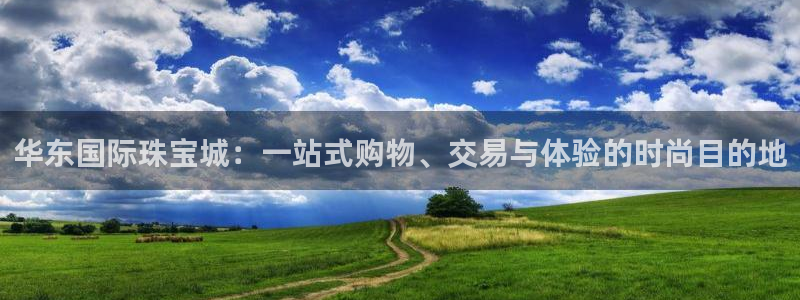新宝5培训：华东国际珠宝城：一站式购物、交易与体验的时尚目的地