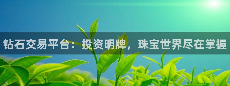 新宝5吕74OOO5：钻石交易平台：投资明牌，珠宝世界尽在掌握