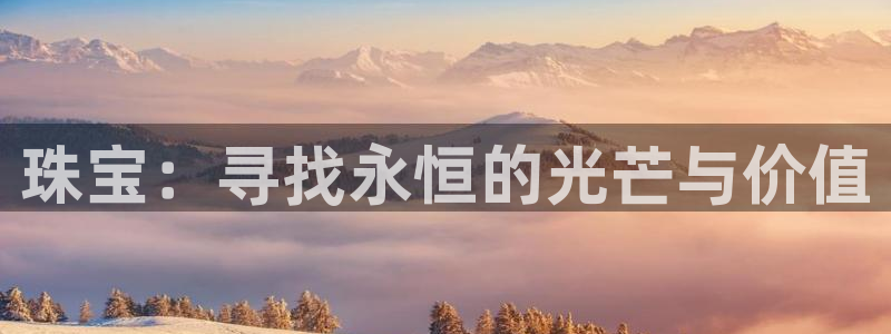 新宝5户端：珠宝：寻找永恒的光芒与价值