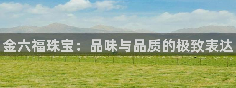 新宝5娱乐登录：金六福珠宝：品味与品质的极致表达