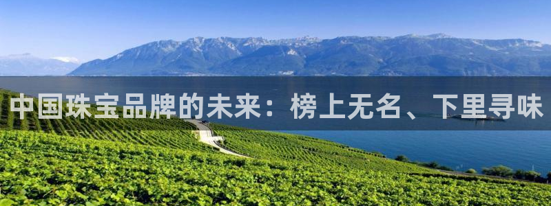 新宝5测速：中国珠宝品牌的未来：榜上无名、下里寻味