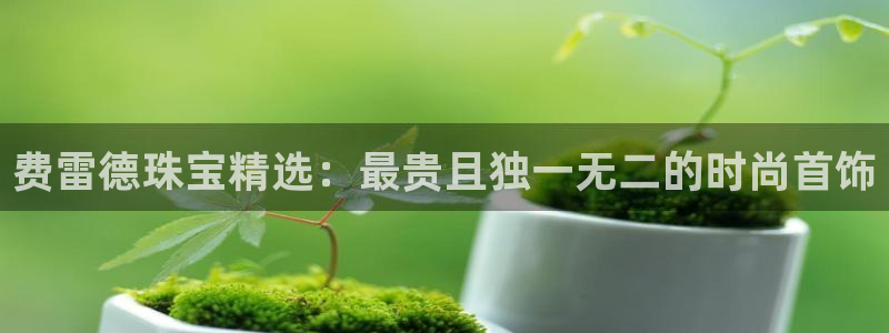 新宝5平台登陆：费雷德珠宝精选：最贵且独一无二的时尚首饰