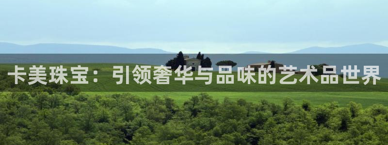 新宝5入口：卡美珠宝：引领奢华与品味的艺术品世界